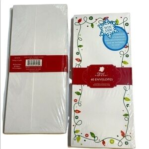 Great Papers White string of lights festive holiday pack of envelopes 40 count